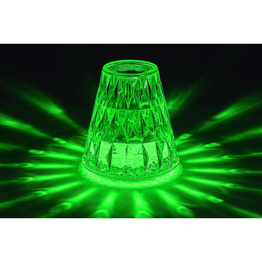 Rabalux - LED RGB Stmievateľná nabíjacia stolná lampa LED/2W/5V/3xAAA 3000K