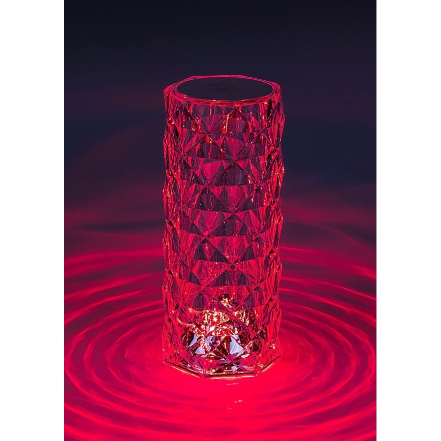 Rabalux 76015 - LED RGB Stmievateľná stolná nabíjacia lampa SIGGY LED/1,5W/3,7V 800 mAh