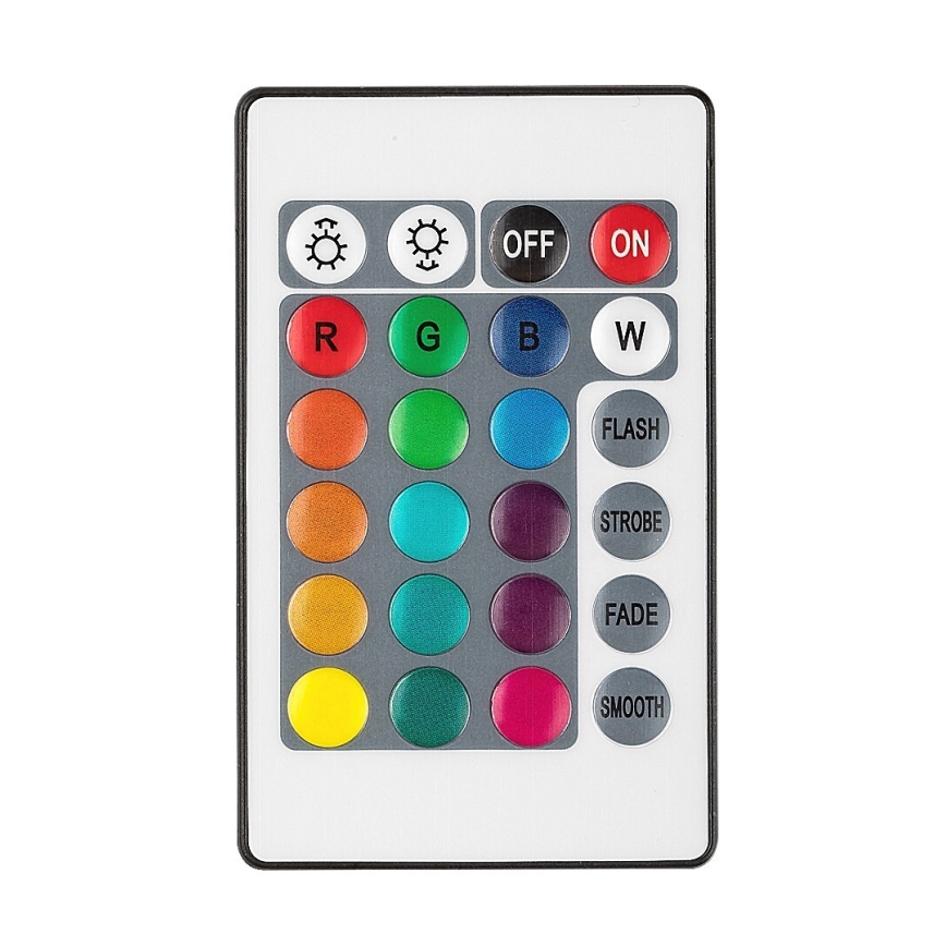 Rabalux - LED RGB Stmievateľná stolná lampa LED/3W/5V čierna + diaľkové ovládanie
