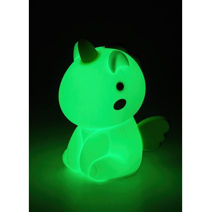 Rabalux - LED RGB Stmievateľná dotyková nabíjacia detská lampička LED/0,45W/5V