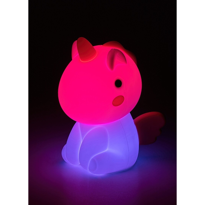 Rabalux - LED RGB Stmievateľná dotyková nabíjacia detská lampička LED/0,45W/5V