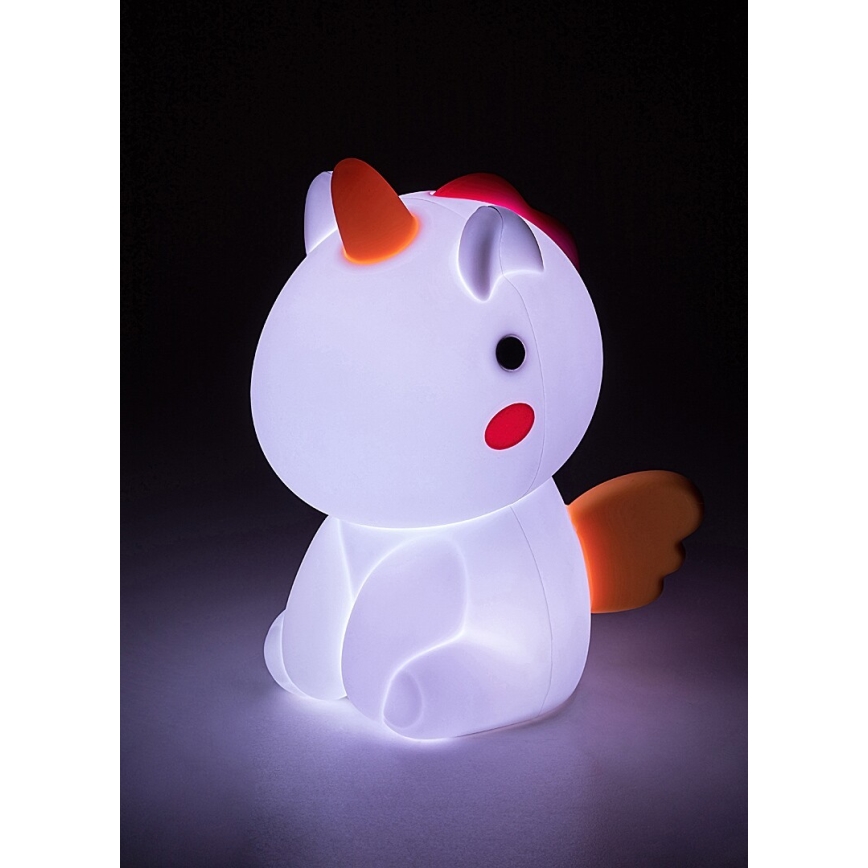 Rabalux - LED RGB Stmievateľná dotyková nabíjacia detská lampička LED/0,45W/5V