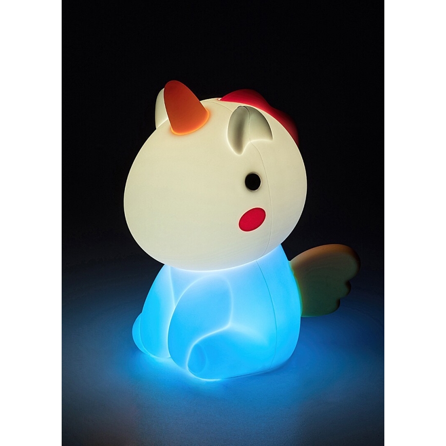 Rabalux - LED RGB Stmievateľná dotyková nabíjacia detská lampička LED/0,45W/5V