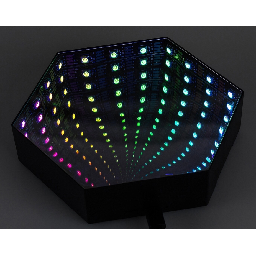 Rabalux - LED RGB Stmievateľná stolná lampa LED/1W/5V/3xAA + diaľkové ovládanie
