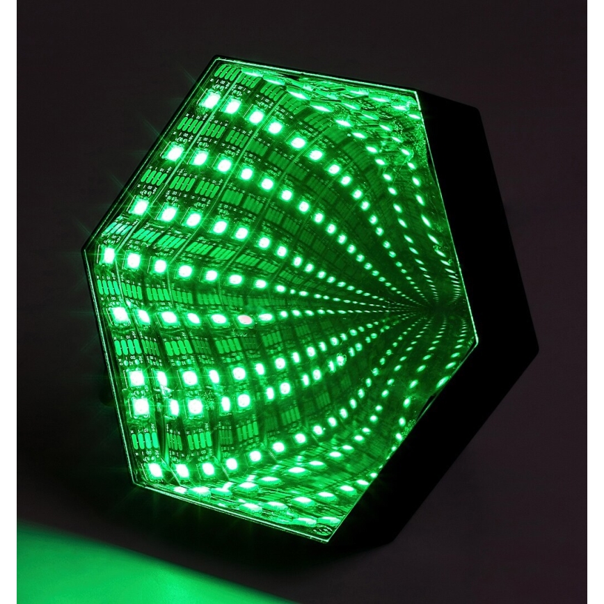 Rabalux - LED RGB Stmievateľná stolná lampa LED/1W/5V/3xAA + diaľkové ovládanie