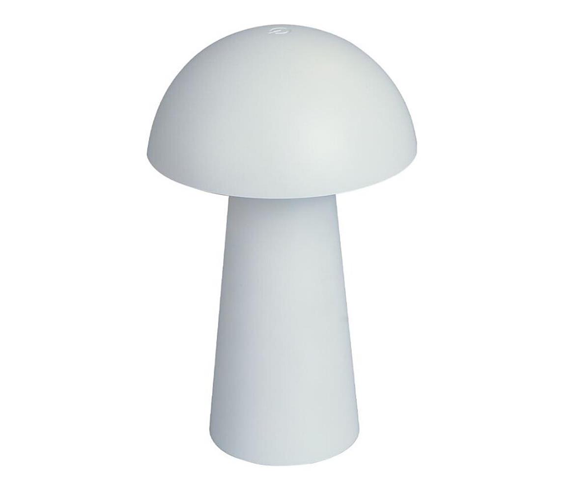 Rabalux 76037 - LED dotyková stmievateľná vonkajšia lampa MIREO 1,5W/5V IP44 1200 mAh USB biela 76037