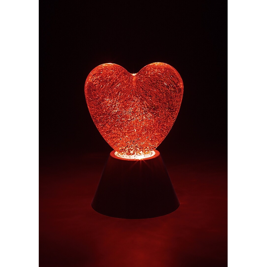 Rabalux - LED RGB Dekoračná lampa LED/0,8W/3xAA srdce