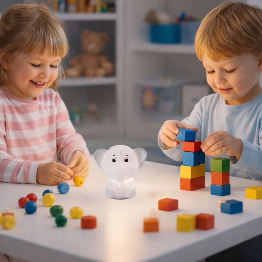 Rabalux - LED RGB dotykové nočné svetlo LED/0,05W/1xCR2032 slon