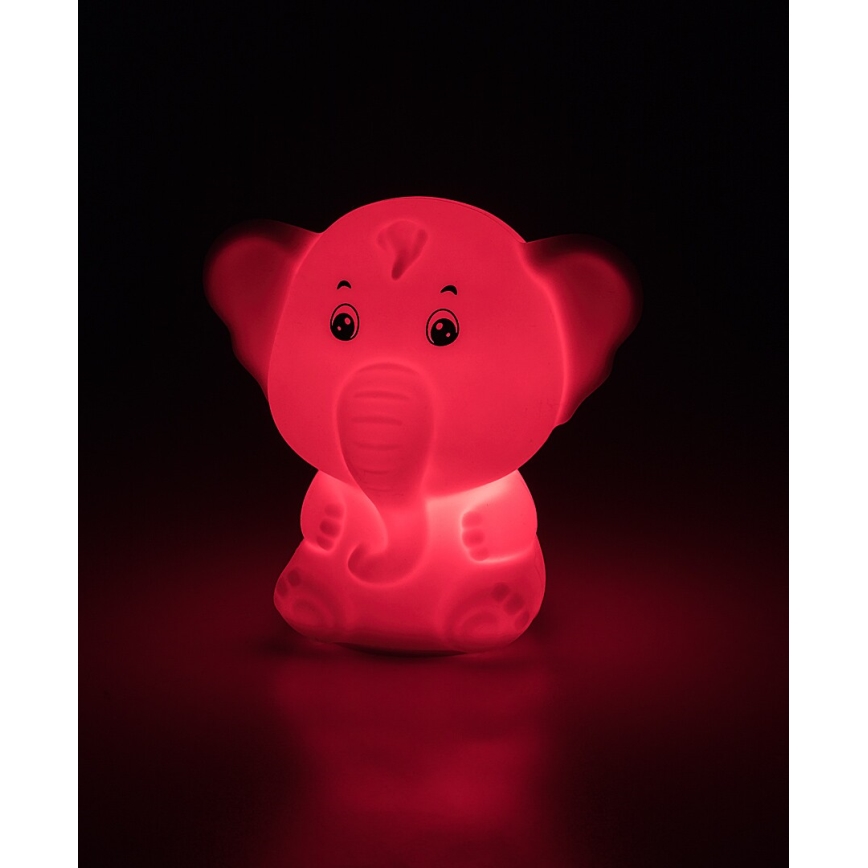 Rabalux - LED RGB dotykové nočné svetlo LED/0,05W/1xCR2032 slon