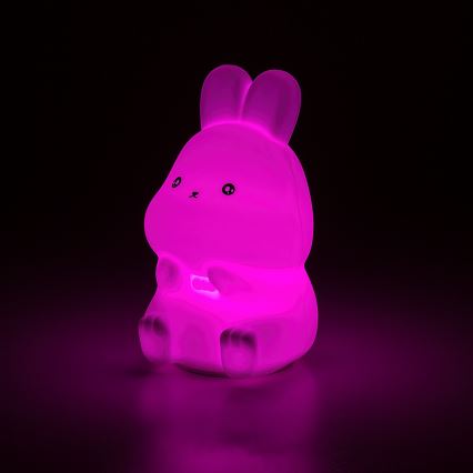Rabalux - LED RGB Dotykové nočné svetlo LED/0,05W/1xCR2032 králik
