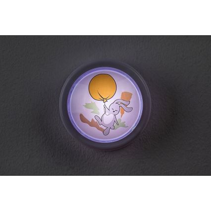 Rabalux - LED Detské nočné svetlo LED/0,3W/2xAA 6000K