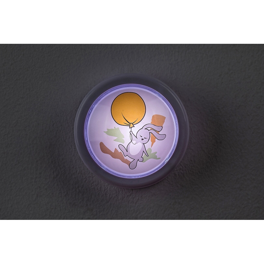 Rabalux - LED Detské nočné svetlo LED/0,3W/2xAA 6000K