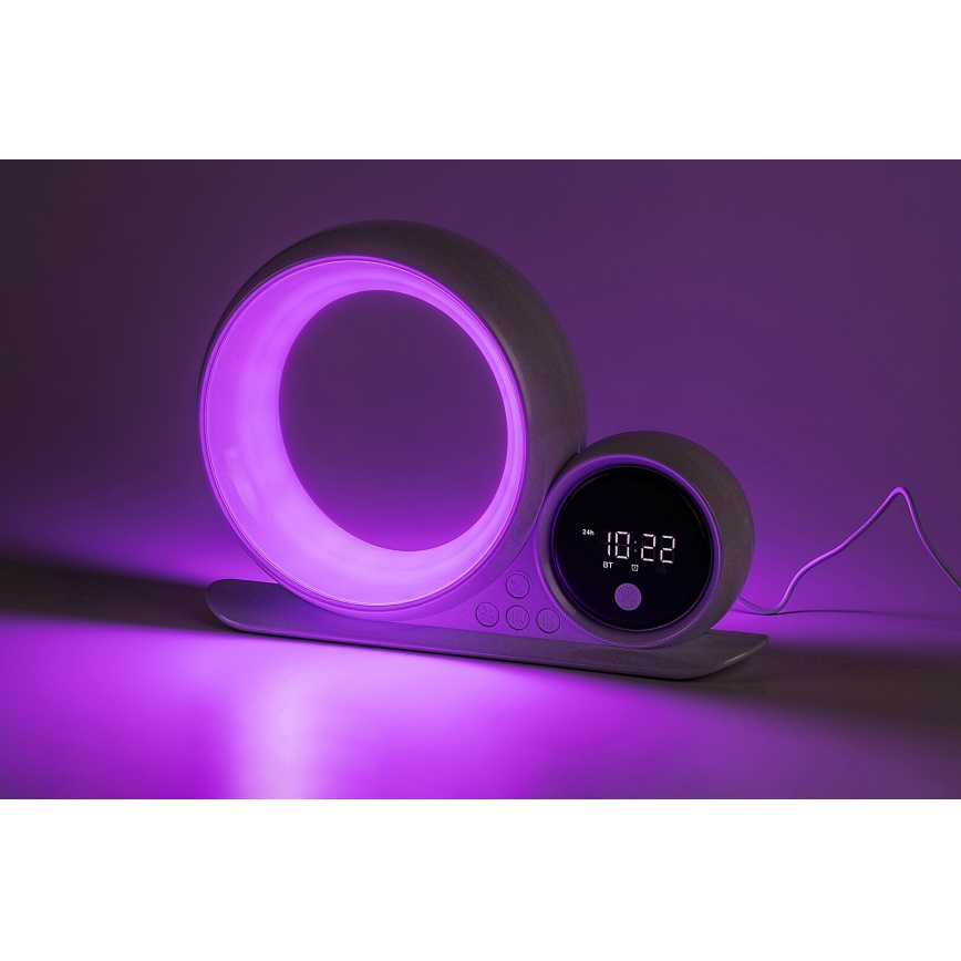 Rabalux - LED RGB Stolná lampa s reproduktorom LED/5W/230V