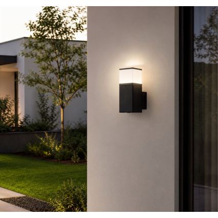 Rabalux - LED vonkajšie nástenné svietidlo so zásuvkou LED/10W/230V IP44