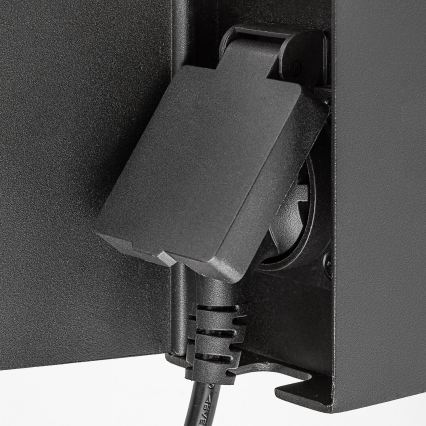 Rabalux - LED vonkajšie nástenné svietidlo so zásuvkou LED/10W/230V IP44