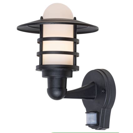Rabalux 7679 - Vonkajšie nástenné svietidlo so senzorom DARRINGTON 1xE27/20W/230V IP44