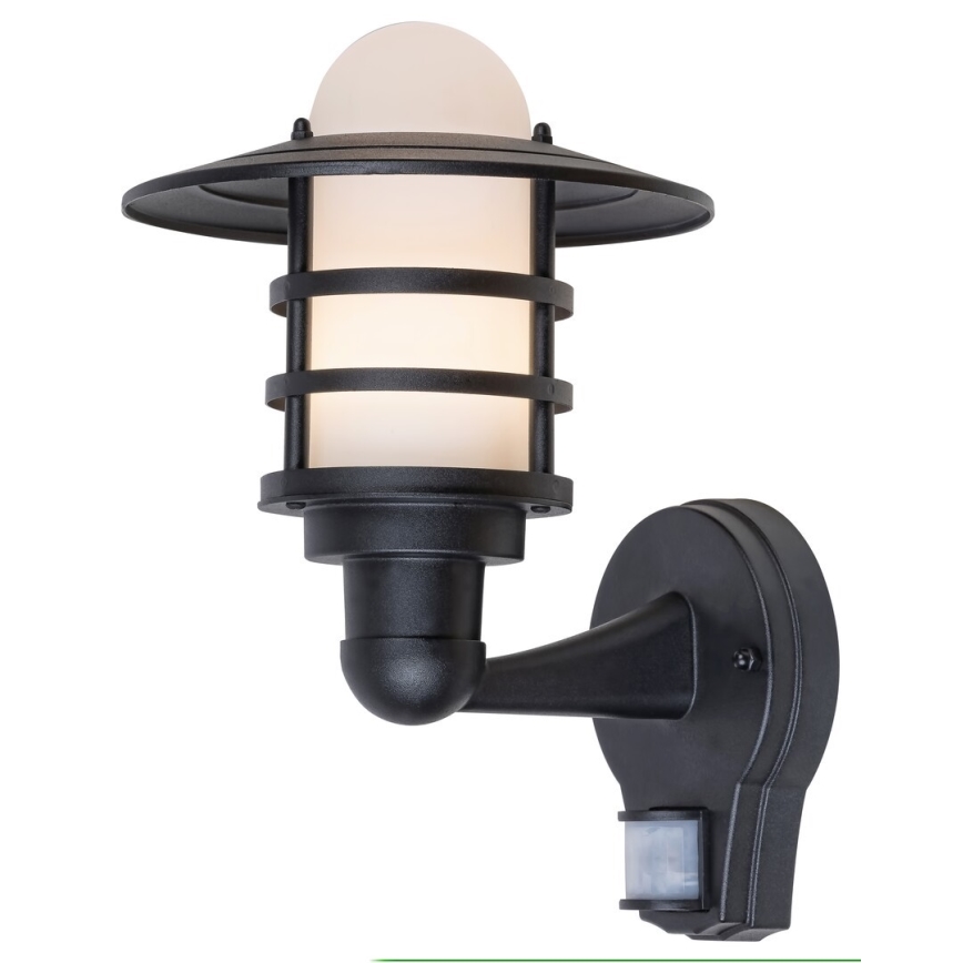 Rabalux 7679 - Vonkajšie nástenné svietidlo so senzorom DARRINGTON 1xE27/20W/230V IP44