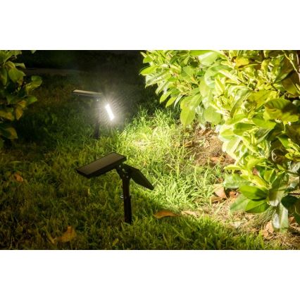 Rabalux - LED Solárny reflektor so senzorom LED/9,6W/3,7V IP44 2000 mAh