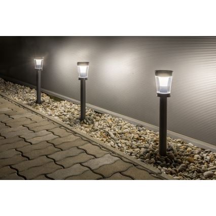 Rabalux - LED solárna lampa LED/3W/3,7V IP65 antracit 2000 mAh