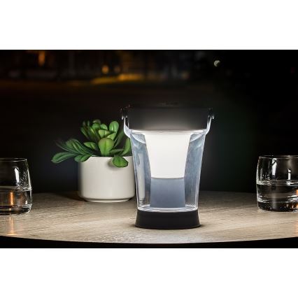 Rabalux - LED RGB stmievateľné solárne svietidlo LED/3W/3,7V IP54 antracit 2000 mAh