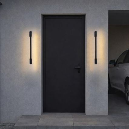 Rabalux - vonkajšie LED nástenné svietidlo LED/8W/230V IP54 59,5 cm čierne