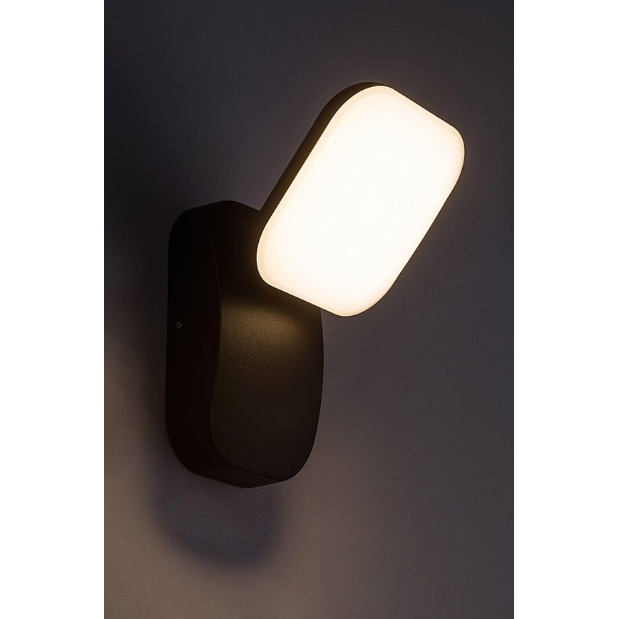 Rabalux - LED Vonkajšie nástenné flexibilné svietidlo LED/12W/230V IP44 čierna