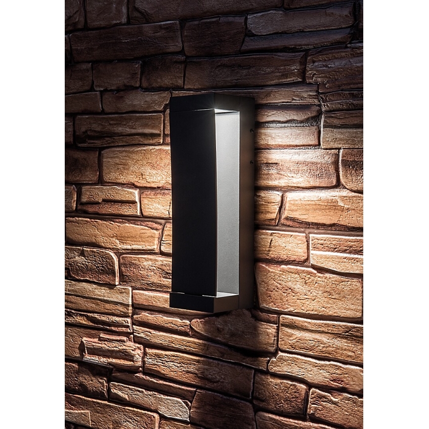 Rabalux - vonkajšie nástenné LED svietidlo 13 W/230 V IP65 antracit
