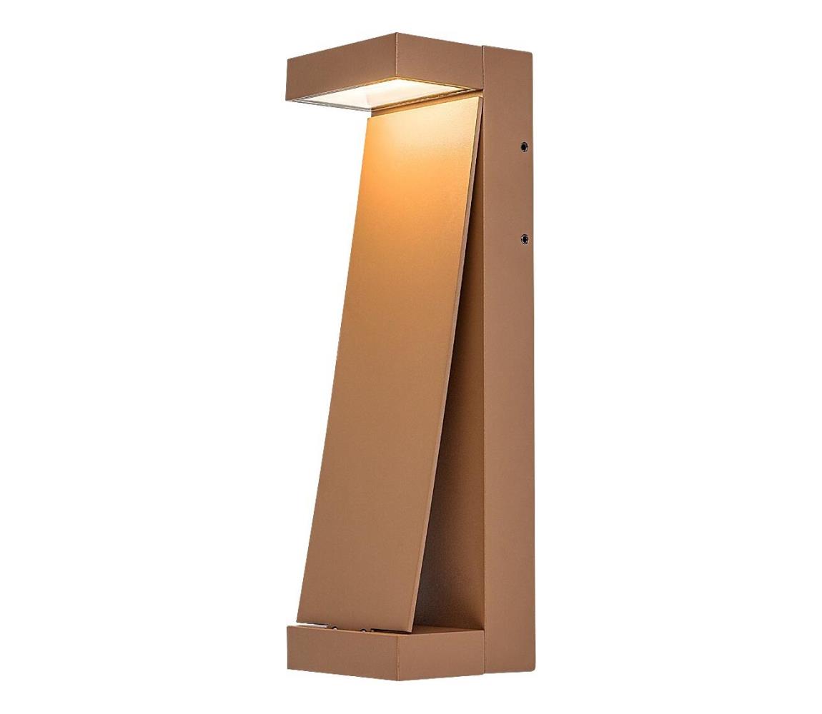 Rabalux 77068 - LED vonkajšie nástenné svietidlo BRADU LED/13W/230V IP65 hnedé 77068