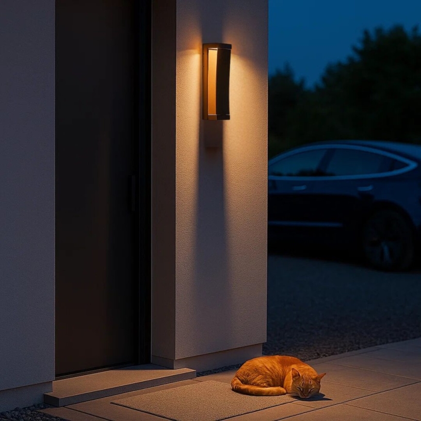 Rabalux - LED vonkajšie nástenné svietidlo LED/13W/230V IP65 hnedé