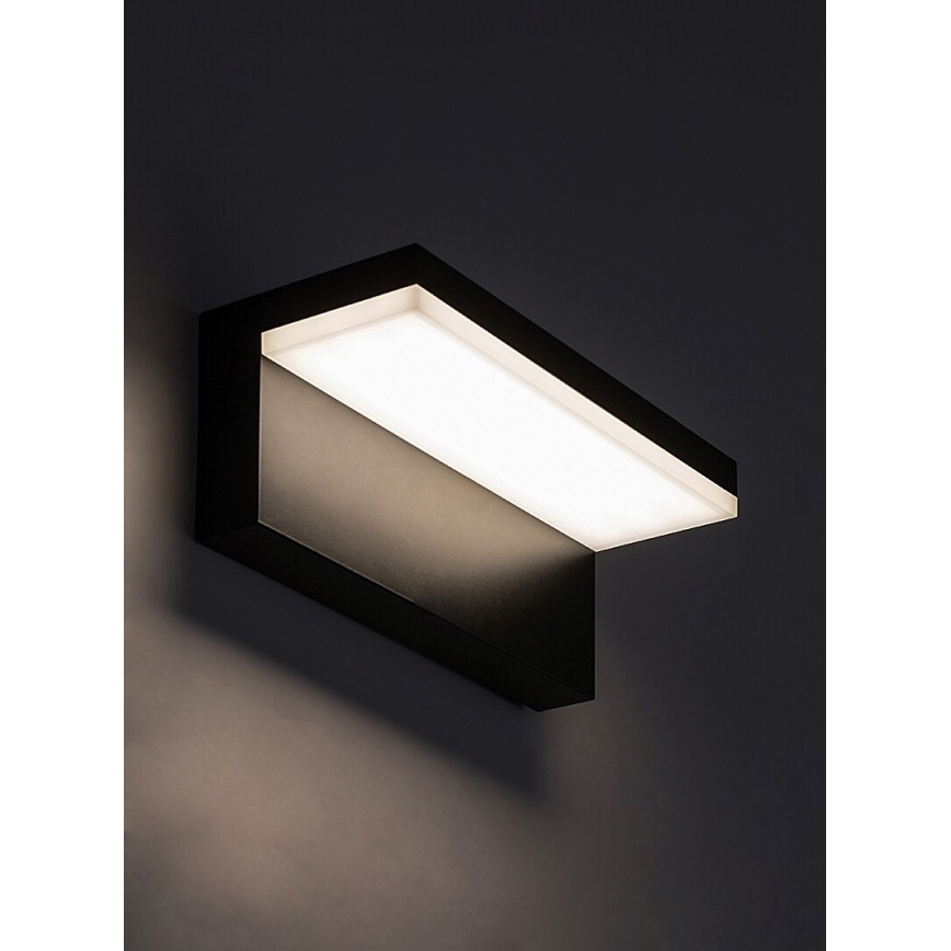 Rabalux - LED Vonkajšie nástenné svietidlo LED/10W/230V IP54 čierna