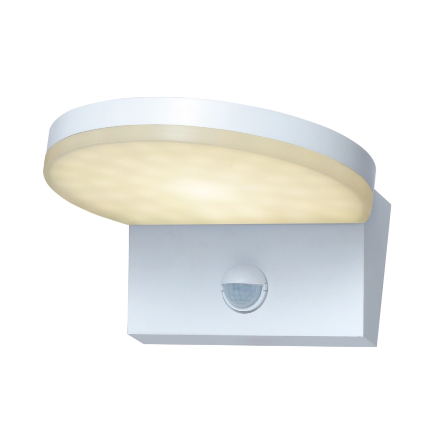 Rabalux - LED Vonkajšie nástenné svietidlo so senzorom LED/9W/230V 2700/4000/6500K IP54 biela