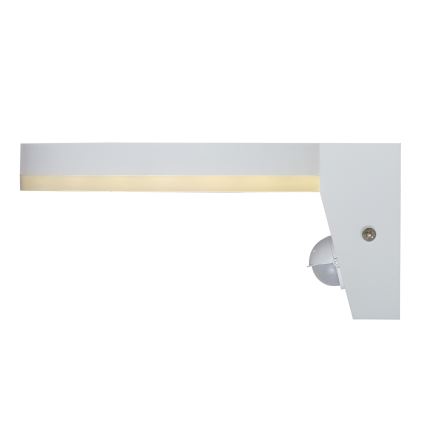 Rabalux - LED Vonkajšie nástenné svietidlo so senzorom LED/9W/230V 2700/4000/6500K IP54 biela