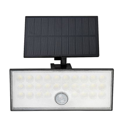 Rabalux - LED solárny reflektor so senzorom LED/8W/3,7V 1800mAh IP65 + diaľkové ovládanie