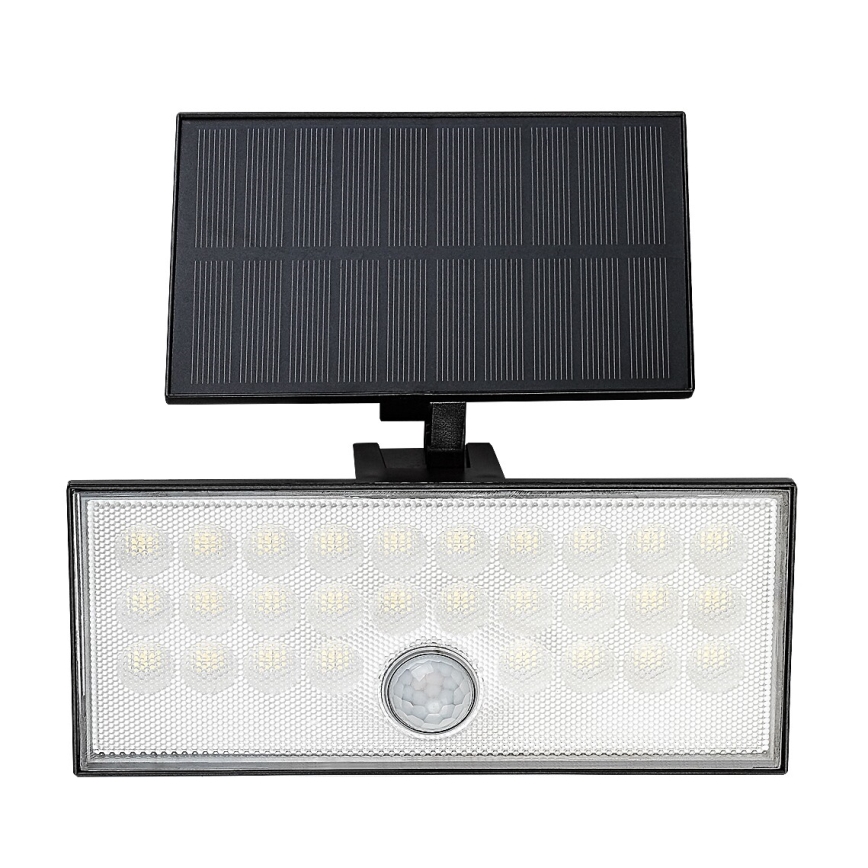 Rabalux - LED solárny reflektor so senzorom LED/8W/3,7V 1800mAh IP65 + diaľkové ovládanie