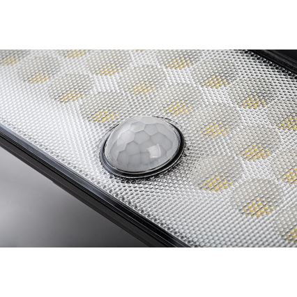 Rabalux - LED solárny reflektor so senzorom LED/8W/3,7V 1800mAh IP65 + diaľkové ovládanie