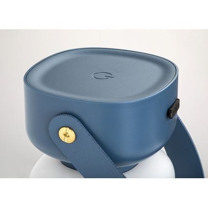 Rabalux - LED Vonkajšia stmievateľná dotyková nabíjacia stolná lampa LED/3W/5V IP44 modrá