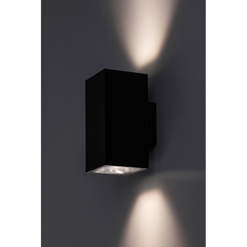 Rabalux - LED Vonkajšie nástenné svietidlo LED/18W/230V 2700/4000/6500K IP65 čierna
