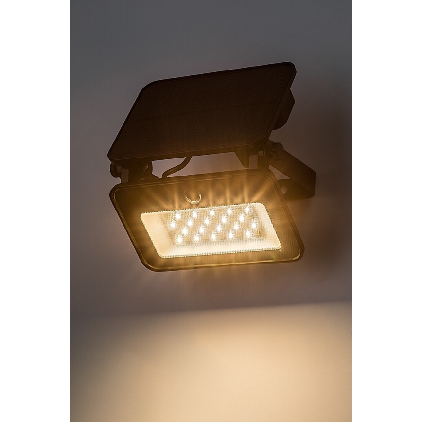 Rabalux - LED Solárny reflektor so senzorom LED/6W/3,7V 3000/4000/6500K IP65