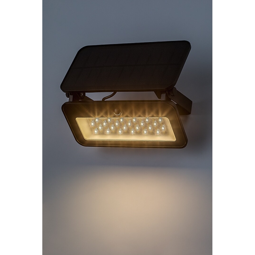 Rabalux - LED solárny reflektor so senzorom LED/8W/3,7V 3000/4000/6500K IP65 2600 mAh