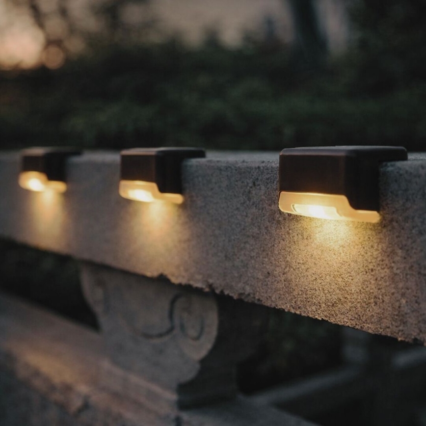 Rabalux - Sada 4x solárne LED nástenné svietidlo so súmrakovým senzorom LED/0,06W/1,2V 300 mAh IP44