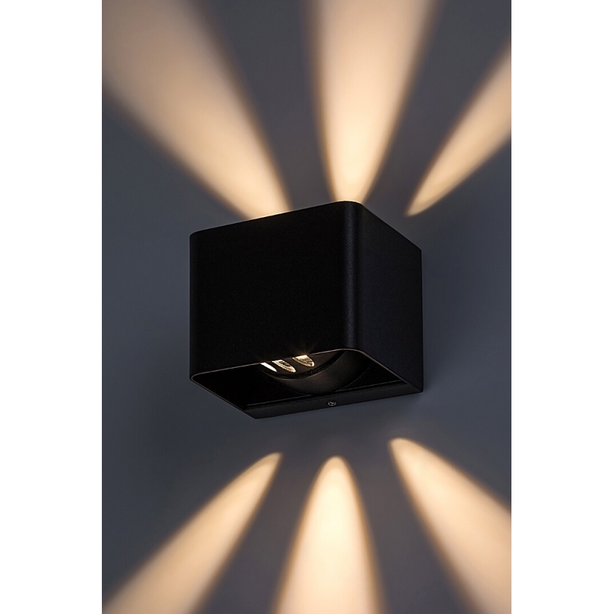 Rabalux - LED Vonkajšie nástenné svietidlo LED/10W/230V IP54 čierna