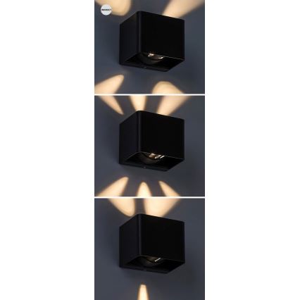 Rabalux - LED Vonkajšie nástenné svietidlo LED/10W/230V IP54 čierna
