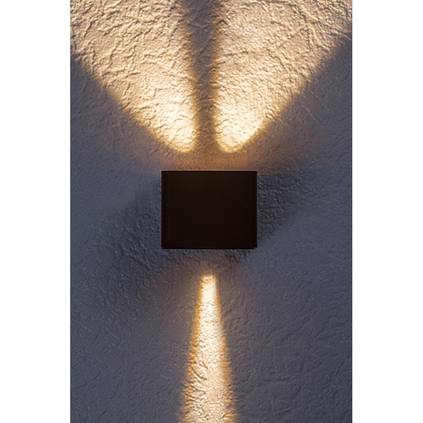 Rabalux - LED Vonkajšie nástenné svietidlo LED/10W/230V IP54 hnedá