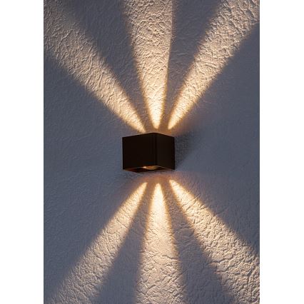 Rabalux - LED Vonkajšie nástenné svietidlo LED/10W/230V IP54 hnedá