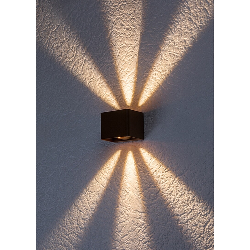 Rabalux - LED Vonkajšie nástenné svietidlo LED/10W/230V IP54 hnedá