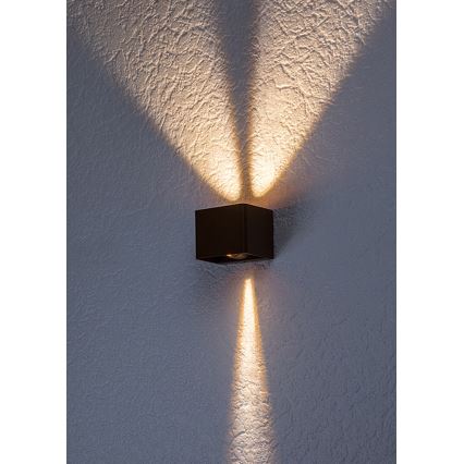 Rabalux - LED Vonkajšie nástenné svietidlo LED/10W/230V IP54 hnedá