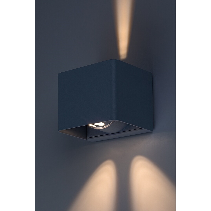 Rabalux - LED Vonkajšie nástenné svietidlo LED/10W/230V IP54 šedá