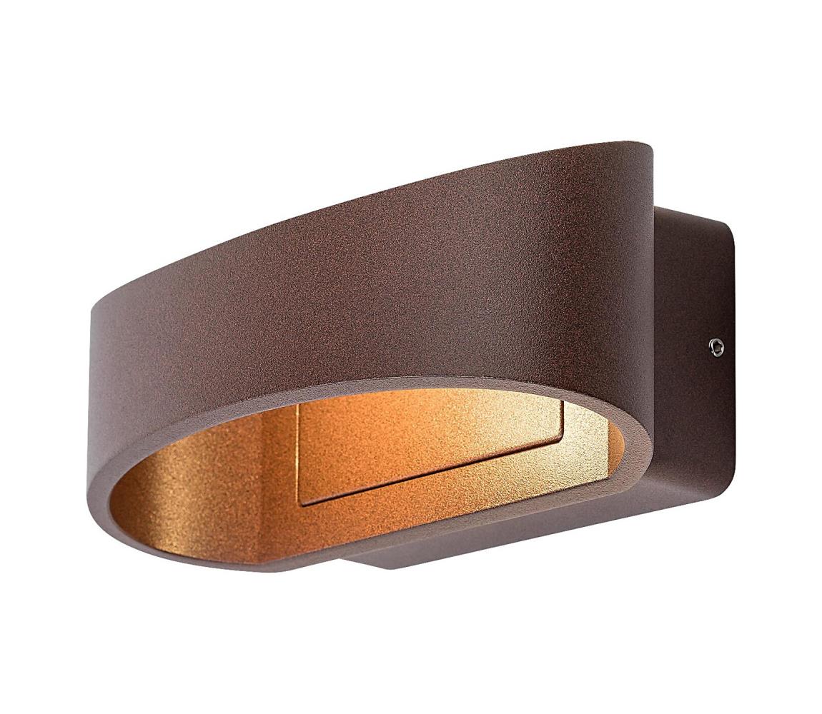 Rabalux 77180 - LED vonkajšie nástenné svietidlo GERLA LED/9W/230V IP54 hnedé 77180