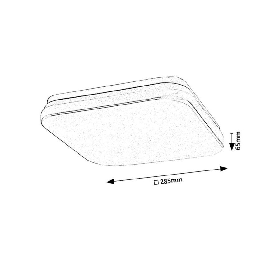Rabalux - LED Kúpeľňové stropné svietidlo LED/18W/230V 3000/4000/6000K IP44