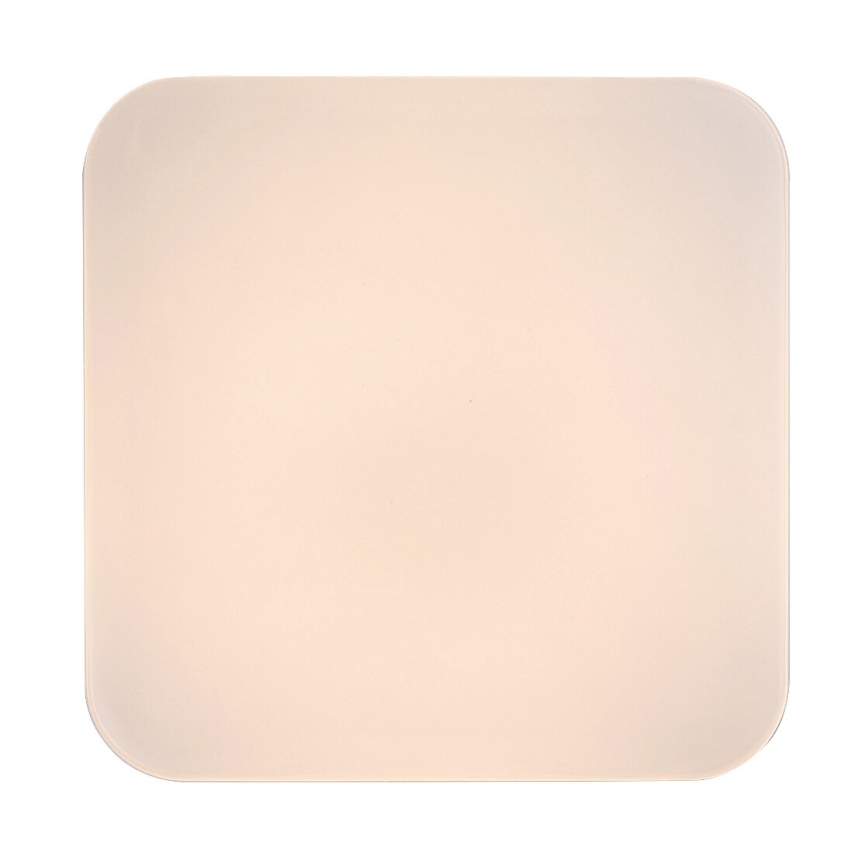 Svetlo svieti. Je štvorcového tvaru so zaoblenými rohmi, svetlohnedé, matné. Na bielom pozadí.